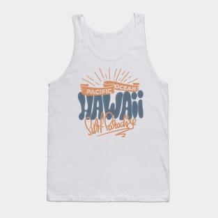 hawaiian paradise surfing aloha shirt Tank Top